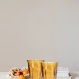 Duralex Solid Picardie Amber Highball Glass Tumbler (360 ML) - Set of 4-46
