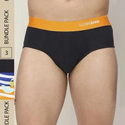 UnderJeans by Spykar Assorted Printed Briefs - Pack of 3-picture-13