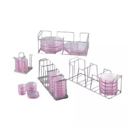 AS ONE Slim Petri Dish Rack Stainless Steel, 2-2044-02-image-72