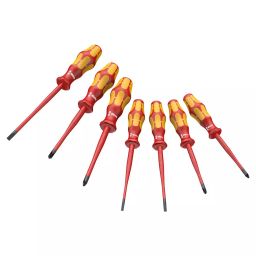 WERA SAFETY SCREWDRIVER SET, 7PCS, 160 ISS/7-16