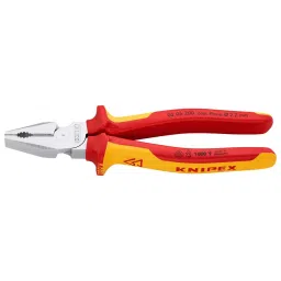 KNIPEX PLIER, COMBINATION, 13MM, INSULATED, 02 06 200-38