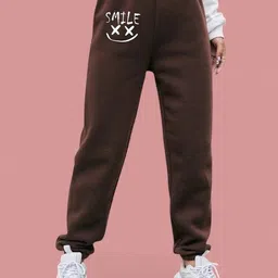 SAAHASAM Women Printed Relaxed Loose Fit Joggers Trousers-image-70