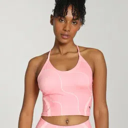 Puma Pink Printed Training Crop Top-picture-8