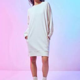 Bewakoof White A-Line Dress-image-10