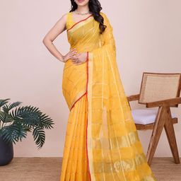 Panzora Checked Zari Saree-picture-40