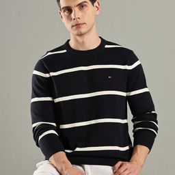 Tommy Hilfiger U.S Men Striped Pullover Sweaters-picture-17