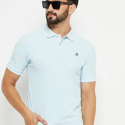 RENUOVO Men Solid Polo Collar Cotton Slim Fit T-shirt-picture-28