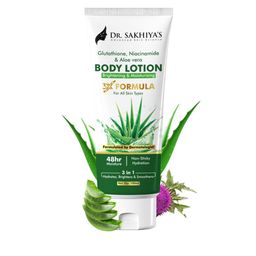 DR. SAKHIYA'S Glutathione, Niacinamide & Aloe Vera Body Lotion- 100 ml-35