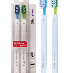 FunBlast Multi Angle Deep Cleaning Bristles Tooth Brush SetPack of 2 Multicolor-10