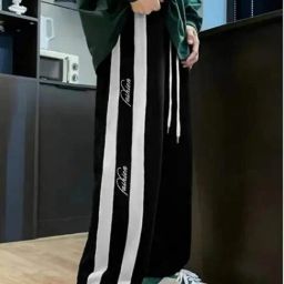 Vimal Jonney Black Regular fit Stripes Trackpants-picture-35