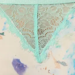 Soie White & Blue Printed Brief Panty image 5