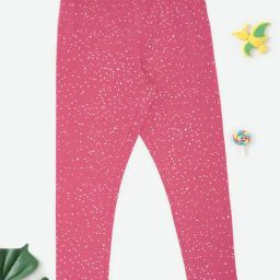 Pantaloons Junior Girls Raspberry Sorbet Printed Leggings-picture-38