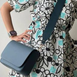 THE GUSTO Blue Solid Small Sling Handbag-image-54