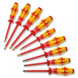 WERA SET, SCREWDRIVER, VDE, MIXED, 9PC, 160I/162I/167I/9-23