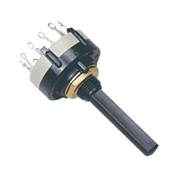 LORLIN Rotary Switch, Dp6T, 0.15A, 250Vac, CK1055-40