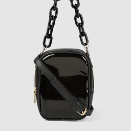 DressBerry Black Solid Sling Bag-30