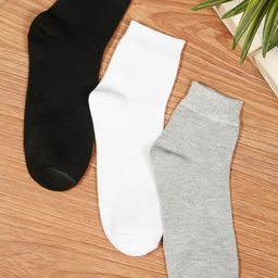 Teakwood Leathers Men Pack Of 3 Pure Cotton Above Ankle Length Socks-picture-29