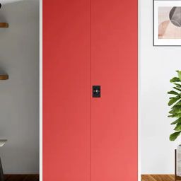 Godrej Interio StorEase Orange & White CRCA Steel 2 Door Wardrobe (1 Year Warranty)-18
