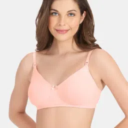Amante Impatiens Pink Non Wired Non Padded Full Coverage Bra-picture-34