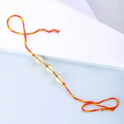 Fabindia Red & Golden Metal Rakhi-image-53