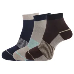 Dollar Multi Cotton Self Pattern Socks - Pack of 3-38