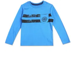 U.S. Polo Assn. Kids Blue Printed T-Shirt-picture-33