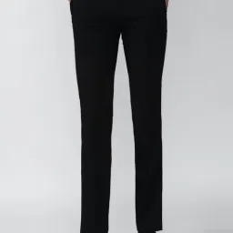 Van Heusen Black Slim Fit Trousers-image-82