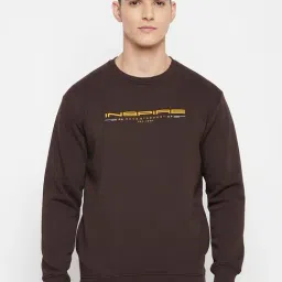 Duke Dark Brown Full Sleeves Sweatshirt-27