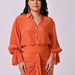 The Missy Co. Orange Chloe Shirt-image-92