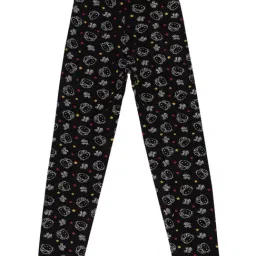 Bodycare Kids Black Cotton Printed Leggings-image-55