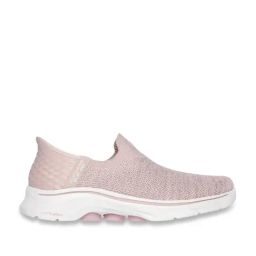 Skechers Women's GO WALK 7 - SPRINGTIME Pink Walking Shoes-17