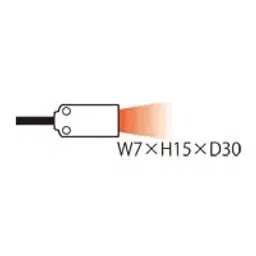 Panasonic Reflective Type Wide Beam Fiber R4 mm, FD-A16-32
