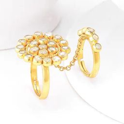GIVA 92.5 Sterling Silver Dilbaro sAdjustable Ring for Womens and Girls-image-44