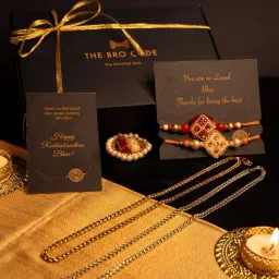 The Bro Code Styled & Tied Rakhi Set for Brother-picture-26