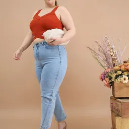 KIBO CURVE Sweetheart Neck Tank Crop Top-image-25