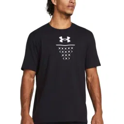 Under Armour Black Regular Fit Printed Sports T-Shirt-picture-39