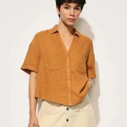 Only Brown Solid Shirt-image-95