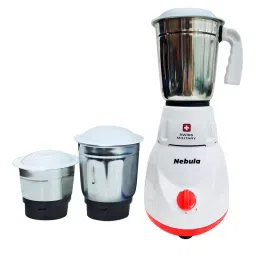 SWISS MILITARY Mixer Grinder with 3 Jars Nebula Series 500 W Plastic White & Red-image-13