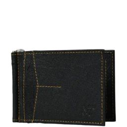 MaheTri Black Casual Leather Money Clip for Men-42