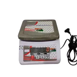 National Small Table Top Weighing Scale 1 gm Accuracy LED Display 5 Kg Weight Capacity Mild Steel for Industrial Use, National-CTT-5KG-picture-2