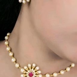 UNNATI JEWEL White Brass Jewellery Set-image-23