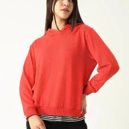 SHOWOFF Red Regular Fit Hoodie-15
