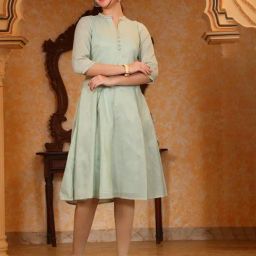 Aurelia Green Embroidered Kurta-picture-39