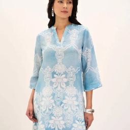 Marigold Lane Blue Printeded Tunic-picture-44