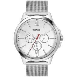 Timex Men Silver Round Dial Analog Watch - TWEG165SMU03-11
