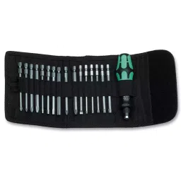 WERA SCREWDRIVER BIT SET, 17PC, KRAFTFORM KOMPAKT 60-20