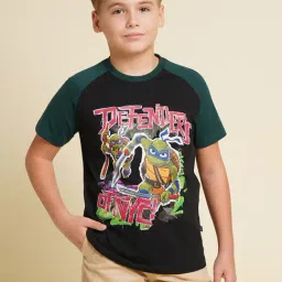 Jack & Jones Junior Boys Jet Black T-Shirts-image-65