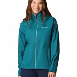 Columbia Womens Teal Omni-Shield Switchback IV Rain Jacket-image-47
