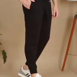 Sweet Dreams Black Regular Fit Plain Joggers-image-44