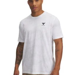 Under Armour White Cotton Slim Fit Sports T-Shirt-image-97